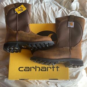 CARHARTT Women’s Waterproof Steel Toe. 10 inch Wellington